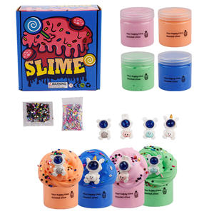 Kit de Slime de Mantequilla Único No Pegajoso con Adornos Brillantes de Colores, Plastilina DIY, Paquete de Manualidades con Textura Creativa para Niños - Product Image 5
