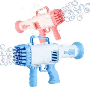 Pistola de Burbujas Automática Eléctrica <span class=keywords><strong>Gatling</strong></span> de 32 Agujeros para Niños, Juguete de Verano para Exteriores, Venta al por Mayor, Modelo 2026 - Product Image 1