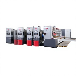 Machine d'impression et de découpe entièrement automatique pour carton ondulé, machine de découpe pour cartons à pizza avec empileur vibrant - Product Image 1