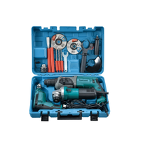 Ensemble d'outils professionnel Masaki : marteau perforateur rotatif et meuleuse d'angle avec embout électrique sans fil inclus, garantie 1 an