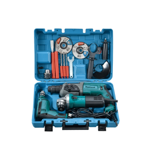 Set di Utensili Professionali Masaki: Martello Rotante e Smerigliatrice Angolare con Trapano Elettrico Senza Fili Incluso, Garanzia di 1 Anno - Product Image 2