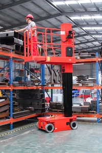 전동식 고소작업대 소형 3.6-6m 수직 마스트 리프트 자주식 1인용 리프트 (창고 및 유지보수용) - Product Image 3