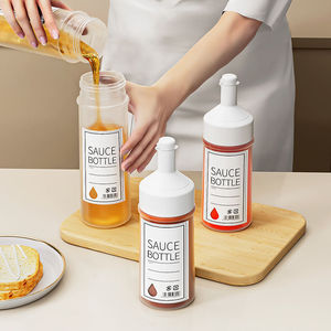 Botellas exprimibles para aderezo de ensalada, salsa de tomate, salsas de cocina de plástico apto para alimentos, salsa de ostras y miel. - Product Image 2
