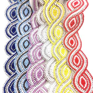 S269 nhà máy thời trang trang trí sửa chữa nóng Rhinestone Dải sắt trên Rhinestone hạt cắt tỉa cho túi quần áo - Product Image 2