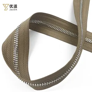 广州高品质定制金属拉链5 # 双开端金属拉链服装包