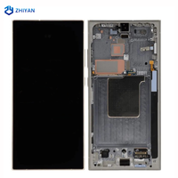 Écran OLED LCD de remplacement pour smartphone Samsung Galaxy S24 avec châssis, prêt à être expédié de l'usine, garantie 1 an