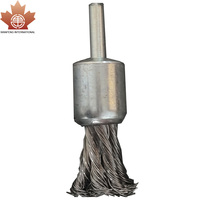 Brosse à fil torsadé en acier inoxydable Brosse de dépoussiérage de la rouille soudée sans couture pour perceuse et meuleuse d'angle