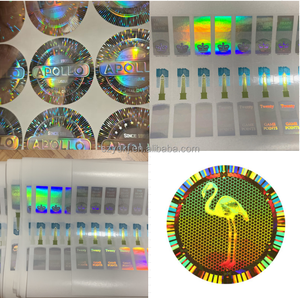 Etiqueta Holográfica 3D de Alta Calidad con Ícono y Firma Láser para Empaquetado, Adhesivo Holográfico 20 del Reino Unido para Fiestas y Novedades Personalizables - Product Image 2