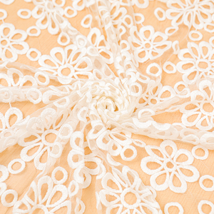 <strong>Wholesale</strong> <strong>Soft</strong> <strong>Lace</strong> <strong>Fabric</strong> Rhinestone Flat Embroidery Mesh <strong>Lace</strong> <strong>Fabric</strong> No Reviews yet - Product Image 4