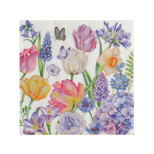New cross-border floral print napkins, party <b>tissues</b>, themed <b>colorful</b> plant party disposable napkins - Product Image 3