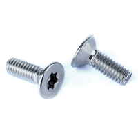 Boulons en titane M8 GR5 Torx T40 haute résistance à tête fraisée à douille Ti-6Al-4V finition unie pour hydroptère