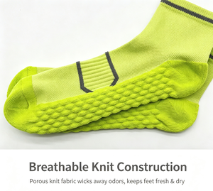 Ankle <b>Socks</b> Solid Breathable Knitted <b>Running</b> Fitness Anti slip Sports Basketball <b>Socks</b> - Product Image 6