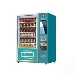 Fabricante automático de máquina de venda automática de quiosque de macarrão e chá boba, sabonete e sushi, fast food para animais de estimação, no Reino Unido