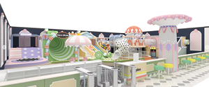 Premium Quality Indoor Soft <b>Play</b> Structure Pastel Colors Plastic Commercial Playground for Kids - Product Image 4