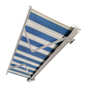 Toldo Retráctil Motorizado <span class=keywords><strong>de</strong></span> Lujo <span class=keywords><strong>para</strong></span> Exteriores con Marco Blanco, Toldo Automático Retráctil con Soporte <span class=keywords><strong>de</strong></span> Techo - Product Image 6