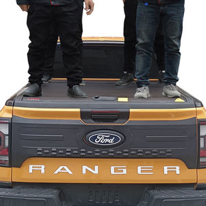 Couvercle manuel en aluminium de tonneau de camion Couvercle de rouleau de lit de ramassage automatique électrique Ford Ranger Verrouillage antivol étanche - Product Image 1