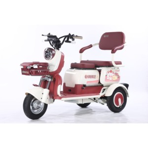48V/60V 3-Speed Brushless Rear Hub Motor Carbon Steel Frame Hydraulic Drum Brakes Tricycle - Product Image 4