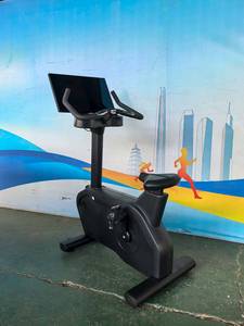 <span class=keywords><strong>Bicicleta</strong></span> Estática Vertical Comercial, Equipo <span class=keywords><strong>de</strong></span> Cardio Profesional para Gimnasio, <span class=keywords><strong>Bicicleta</strong></span> <span class=keywords><strong>de</strong></span> <span class=keywords><strong>Ejercicio</strong></span> Vertical con Pantalla Táctil - Product Image 4