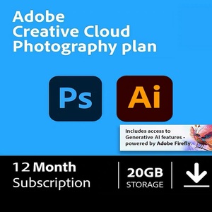 Para <span class=keywords><strong>Adobe</strong></span> Enterprise Photographer Plan PS <span class=keywords><strong>Software</strong></span> 1 año de activación de código de intercambio Lightroom/<span class=keywords><strong>Photoshop</strong></span> suscripción Stock M123 - Product Image 3