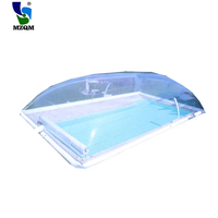Couverture transparente imperméable personnalisée Couverture de tente dôme de piscine gonflable