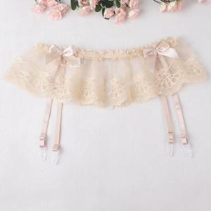 Sexy Del Merletto Della Cinghia di Giarrettiera Lingerie Stocking G-String Biancheria Intima - Product Image 5