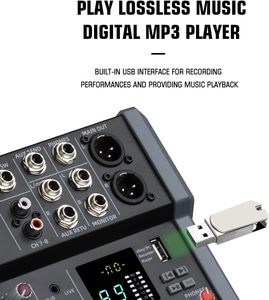 Console <span class=keywords><strong>de</strong></span> <span class=keywords><strong>mixage</strong></span> Audio professionnelle à 12 voies 99DSP effet DJ scène musique Audio vidéo éclairage mélangeur professionnel - Product Image 4