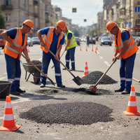 Mélange d'asphalte froid Roadphalt pour la réparation des trous dans les routes
