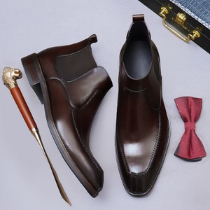 Botas Martin para Hombre, Botas de Cuero Británicas para Vestir Formal, Botas Chelsea - Product Image 3