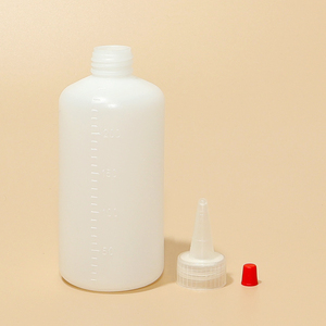 Matte Nhựa dầu ăn nước sốt cà chua gia vị bóp chai với <span class=keywords><strong>Red</strong></span> <span class=keywords><strong>tip</strong></span> <span class=keywords><strong>cap</strong></span> bơm lại rỗng bếp Sauce Dispenser chai - Product Image 2