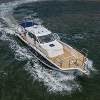 Yacht de plaisance de luxe en fibre de verre sur mesure de 48,8 pieds, bateau à moteur pour croisière côtière, tour des îles, loisirs, 38 nœuds