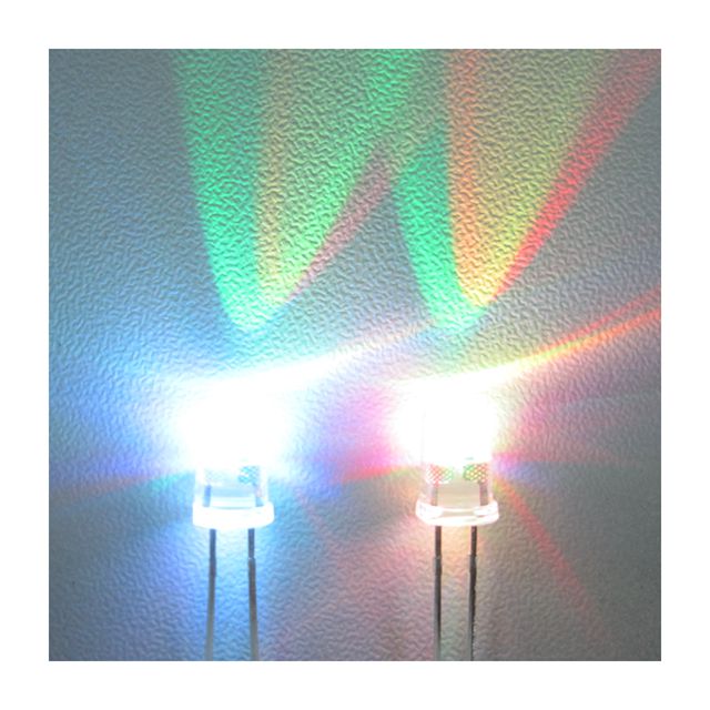 Rgb led lambat/cepat, diode pemancaran rgb 1000 buah dalam tas 3mm 5mm bundar 2 pin