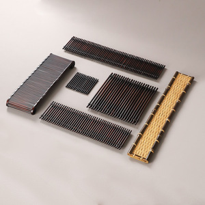 Alfombrilla de té de bambú hecha a mano, rectangular, estilo chino tradicional, para uso en el hogar y la oficina, alfombrillas y almohadillas - Product Image 1