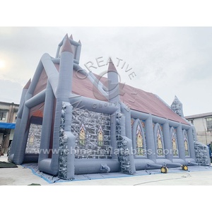 Grado comercial <span class=keywords><strong>2021</strong></span> IAAPA Casa embrujada inflable comercial de Halloween, sala de escape inflable - Product Image 4