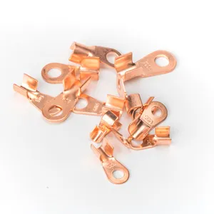 OT Type copper open connecting nose Cable Connector Terminal Crimping Ring cable wire terminal