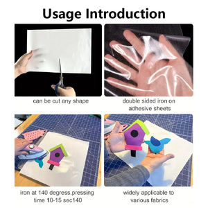 Film adhésif thermofusible de qualité supérieure A3/A3 0.1MM pour collage industriel <span class=keywords><strong>textile</strong></span> Largeur personnalisable d'activation à basse température de haute résistance - Product Image 5