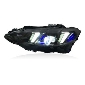 SJC lampu kepala mata ular Drls tiga warna, lampu depan Amber putih kuning untuk BMW 4 Series G22 G26 M3 G80 M4 G82 2021-2025 - Product Image 5