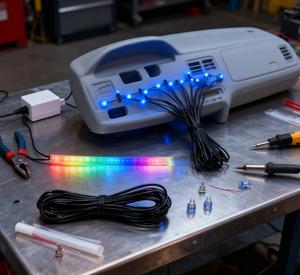 DIY <strong>Programming</strong> 256 Color Car Atmosphere Light with Custom Pattern and User Sequence - Product Image 4