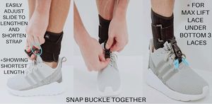 Ajustable AFO Foot Drop Braces Drop Foot Support para caminar con zapatos Herramienta de rehabilitación funcional - Product Image 4