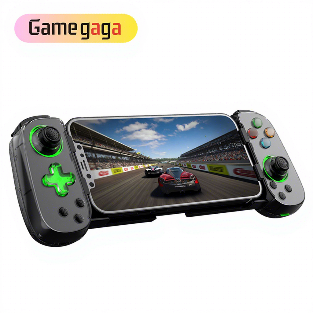 Ye D7 LED Wireless Stretching Gamepad | Bluetooth 5.0 Portable Joystick with RGB Lights, Telescopic Phone Controller for Android & PC – Upgrade from D6 (Kuwait)