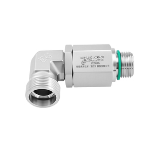 Giunto Rotante ad Alta Pressione in <span class=keywords><strong>Acciaio</strong></span> Inox EAGLE, Giunto Rotante ad Alta Velocità a Passaggio Diretto, ad Angolo Retto per Liquidi e Gas BSPP - Product Image 4