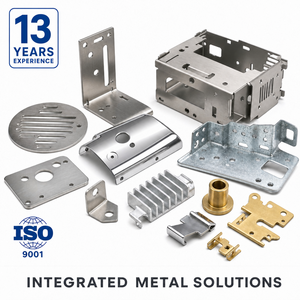 Custom Precision Sheet Metal Fabrication Laser Cutting Service Metal Stamping Parts OEM ODM Hardware for Electronic Enclosures
