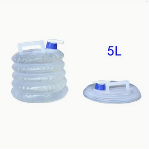5L/10L/15L <span class=keywords><strong>Camping</strong></span> pique-nique barbecue tourisme de plein air PE Transparent pliant bouteille voiture sac à eau seau bouteilles en plastique robinets robinet bouteille - Product Image 6