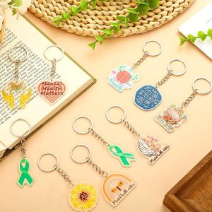 In Stock Small Size Lightweight Scratch Resistant Acrylic Keychain Charm Pendant <b>Key</b> <b>Holder</b> Acrylic Keychain - Product Image 3