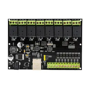 Modul Relai Jaringan 8 Saluran IP/Kontroler Akses Ethernet Sakelar Transfer Volume MODBUS TCP