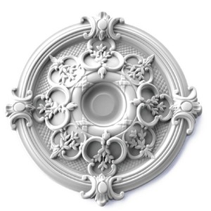 Rosette de <span class=keywords><strong>plafond</strong></span> ronde en polyuréthane Pu Installation facile résistant aux UV pour la décoration de la maison Approvisionnement direct d'usine en gros - Product Image 4