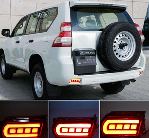 ไฟท้ายรถยนต์ดีไซน์ใหม่แบบ LED สำหรับ Toyota Prado ปี 2010-2020 12V ไฟเบรกหลัง ไฟท้าย - Product Image 5