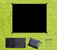 Tapis de sol pliable imperméable surdimensionné, couverture de pique-nique extra large pour 5 personnes et plus, tapis de tente extérieur robuste toutes saisons pour fêtes
