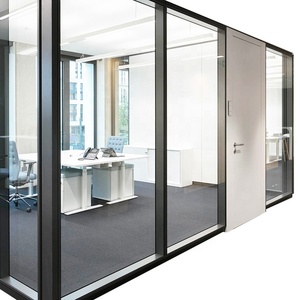 Chống cháy vách ngăn vững chắc văn phòng thép nhôm kính phân vùng hệ thống với khả năng chống cháy 1 giờ - Product Image 6