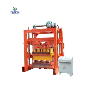 Tijolo QT4 - 40 solar que faz a máquina & Tijolo Taixin que faz a máquina & tijolo que faz a máquina com trator