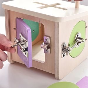 <span class=keywords><strong>Cabane</strong></span> débloquée unisexe, Cubes d'activités éducatives, bois plastique, petit nombre S, entraînement <span class=keywords><strong>pour</strong></span> <span class=keywords><strong>enfants</strong></span> de 2 à 4 ans, nouveauté - Product Image 2